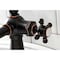 Kingston Brass KSD154BXNB Single-Handle Bathroom Faucet with Push Pop-Up, Naples Bronze KSD154BXNB - alternate 4